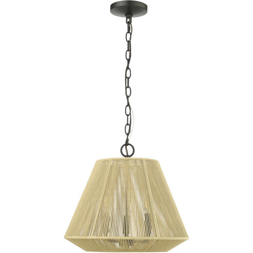 Sterling 3 Light 16.4 inch Matte Black Indoor Pendant Ceiling Light